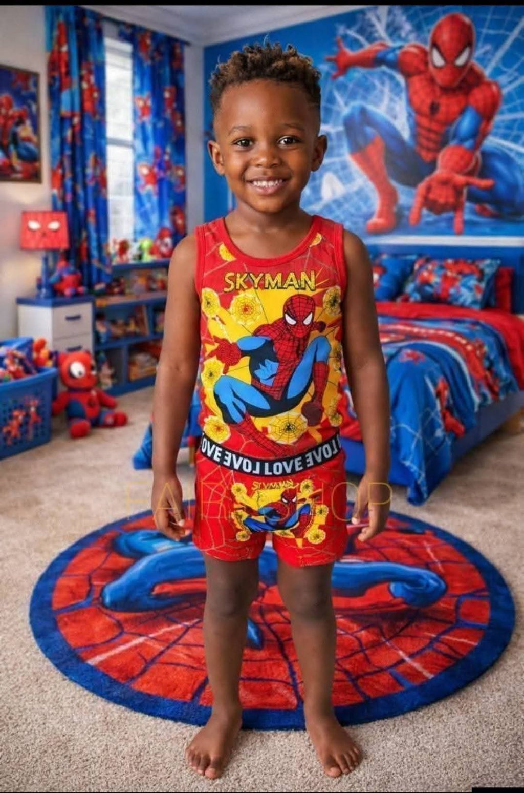 – Débardeur + Short Lightning McQueen