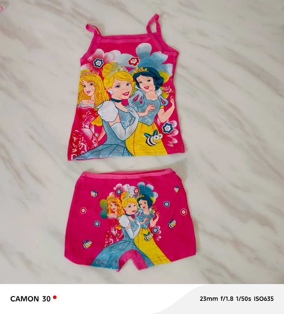 Débardeur Fille Enfant 100% Coton (2-10 ans)