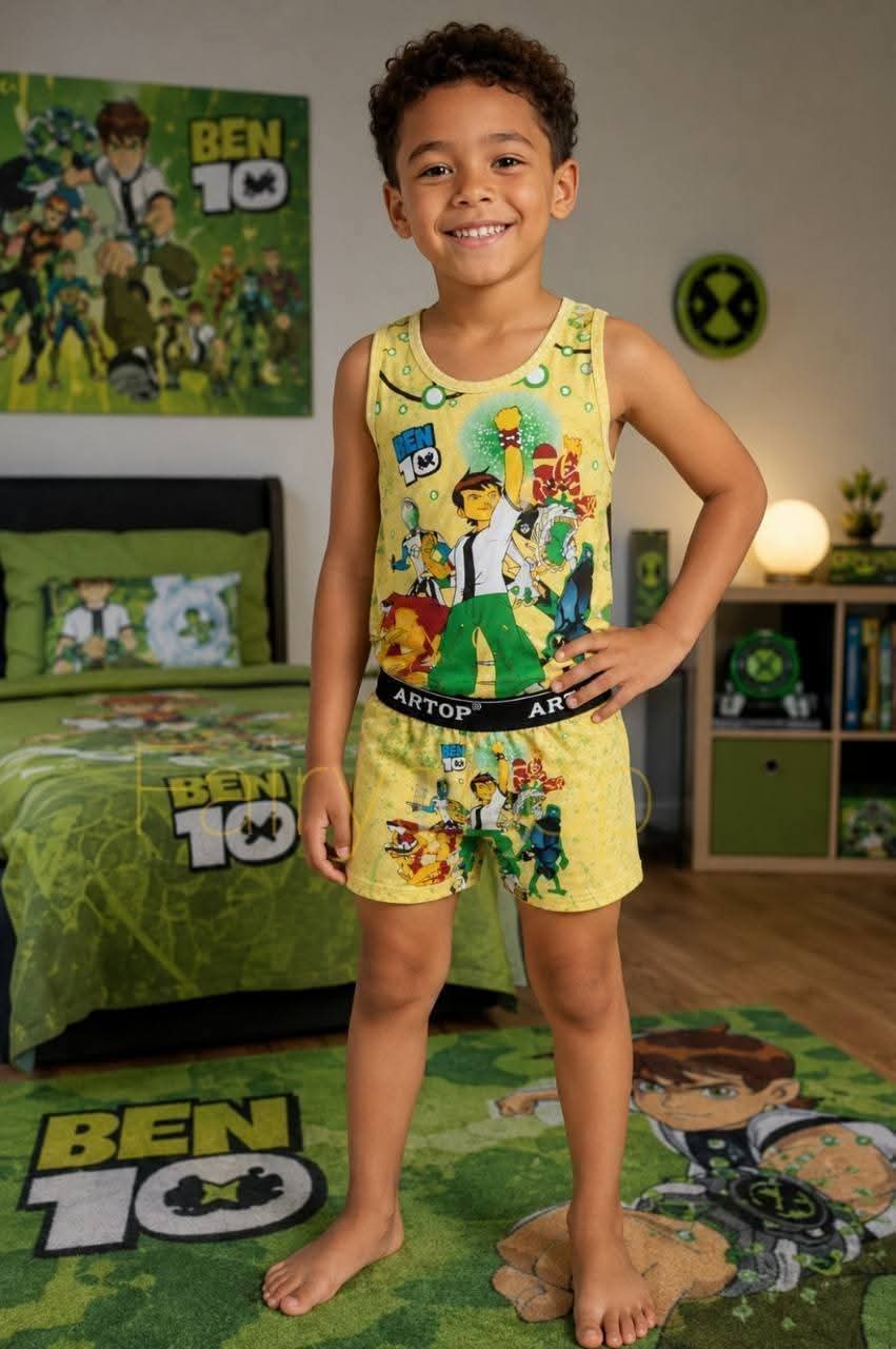 – Débardeur + Short Lightning McQueen
