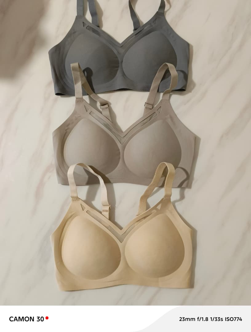 Soutien-gorge Push-Up Sans Armatures – Bretelles Réglables